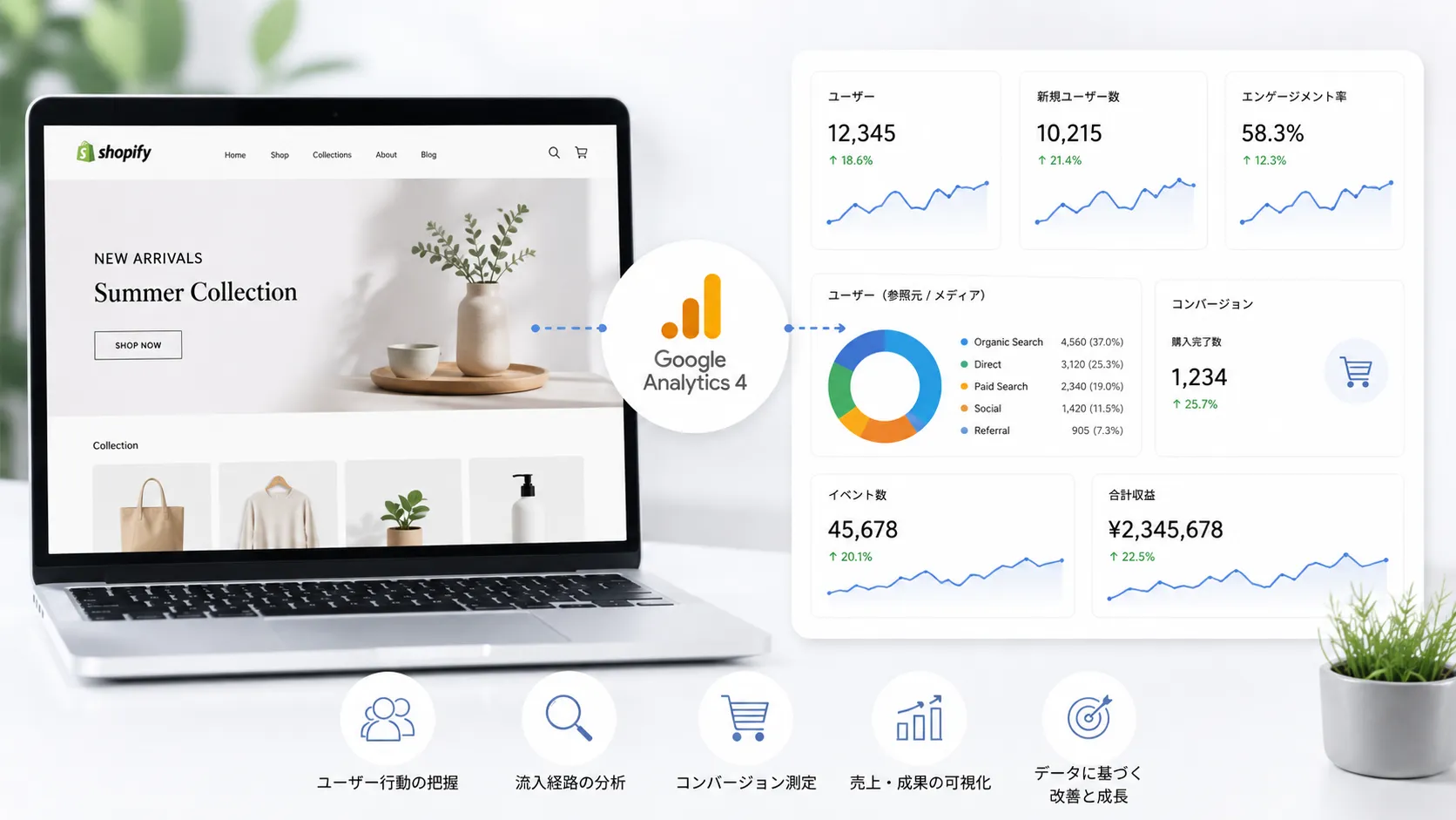 ShopifyサイトにGA4が必要な理由